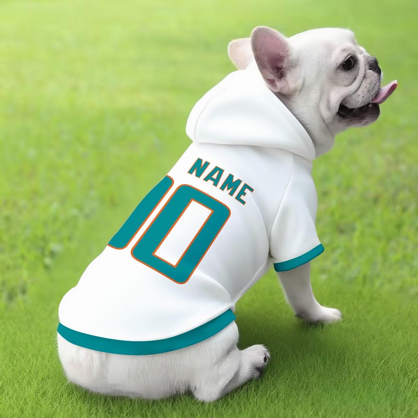 ANTKING Miami Dog Hoodie T-Shirt Jersey Pet Clothes Custom Name and Number Gifts