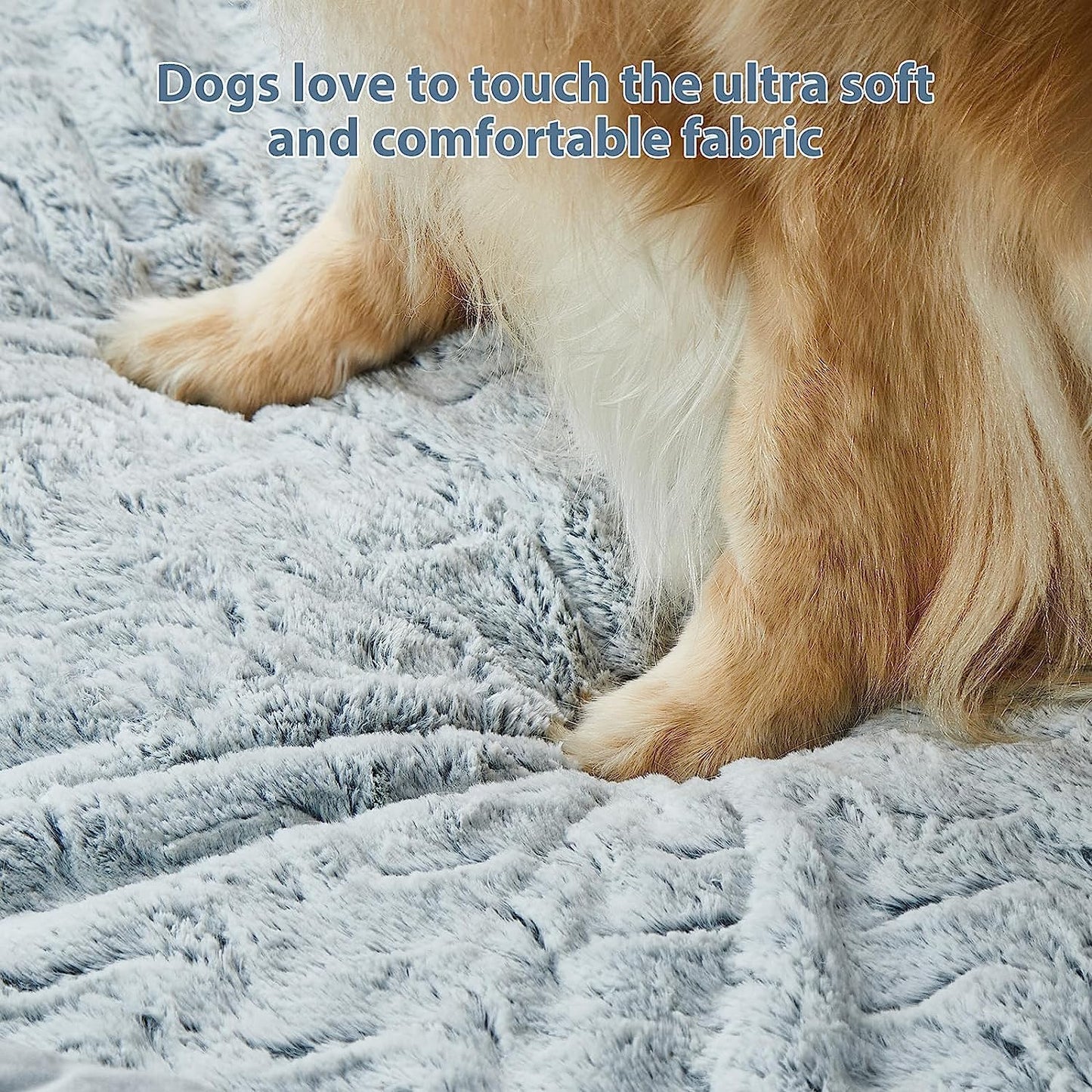 WNPETHOME XL Orthopedic Dog Bed – Washable, Waterproof & Bolster Sofa Style (Large)