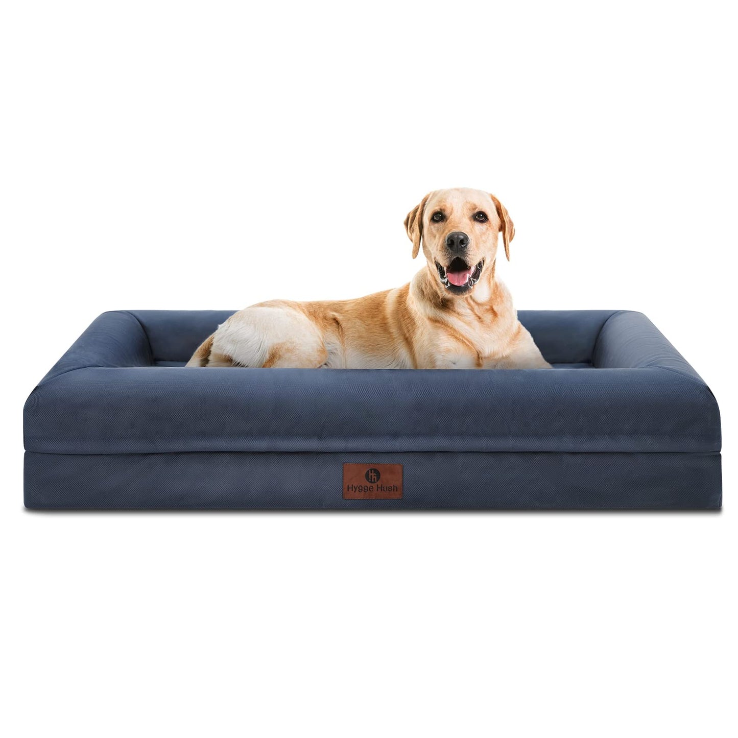 Waterproof Orthopedic Dog Bed – Removable Washable Cover & 4-Side Bolster