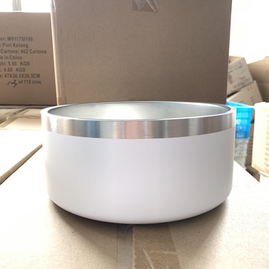 Stainless Steel Dog Bowl Upright Dog Bowl