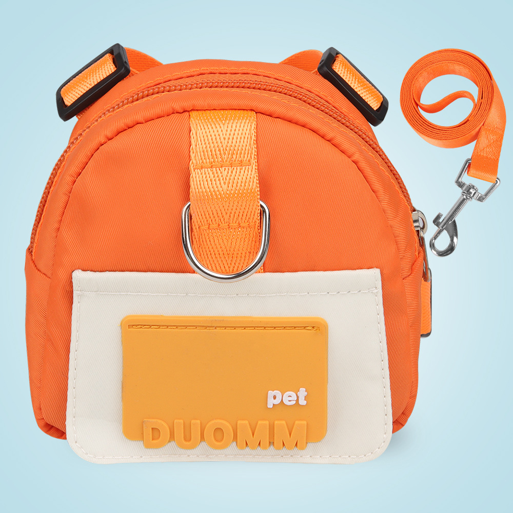 Adventurous Pup Dog Backpack Harness with Poop Bag Dispenser