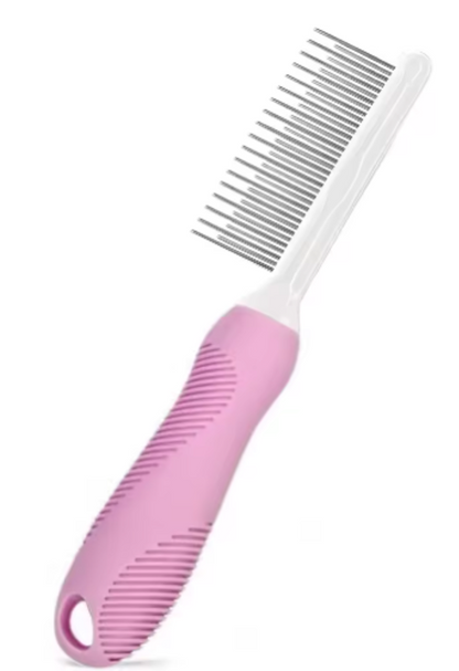 Pet Grooming Needle Comb – Detangling & De-Shedding Tool