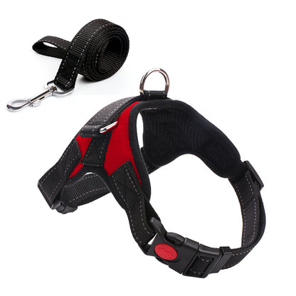 Camouflage Dog Harness and Leash Set