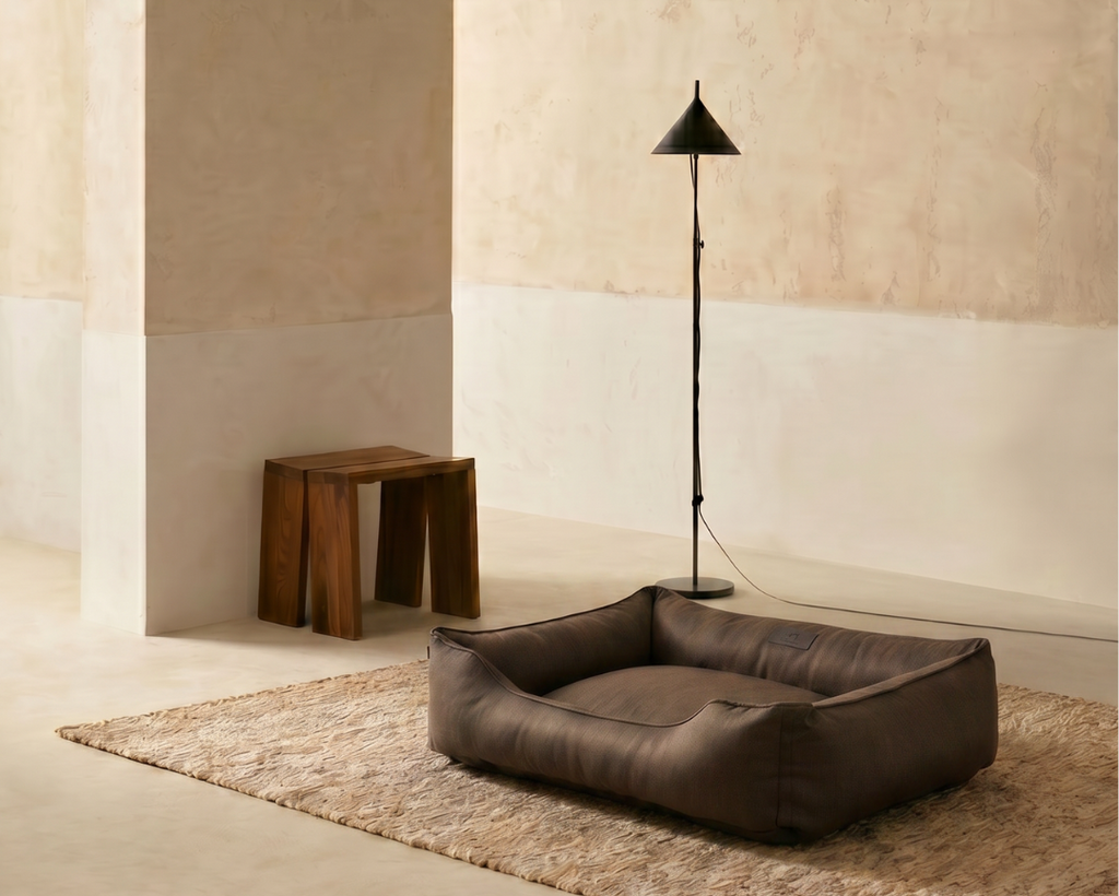 Chester & Lee | Cotton Sleeper Dog Bed Brown