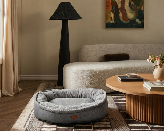 Chester & Lee | Flauschiges Bagel-Hundebett
