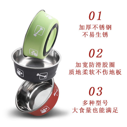 Stainless Steel Dog Bowl for Cats and Dogs (In Stock)