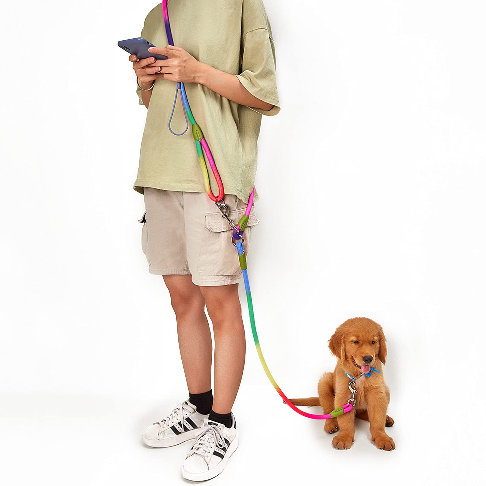 Versatile Hands-Free Dog Leash 8.5ft for All Breeds