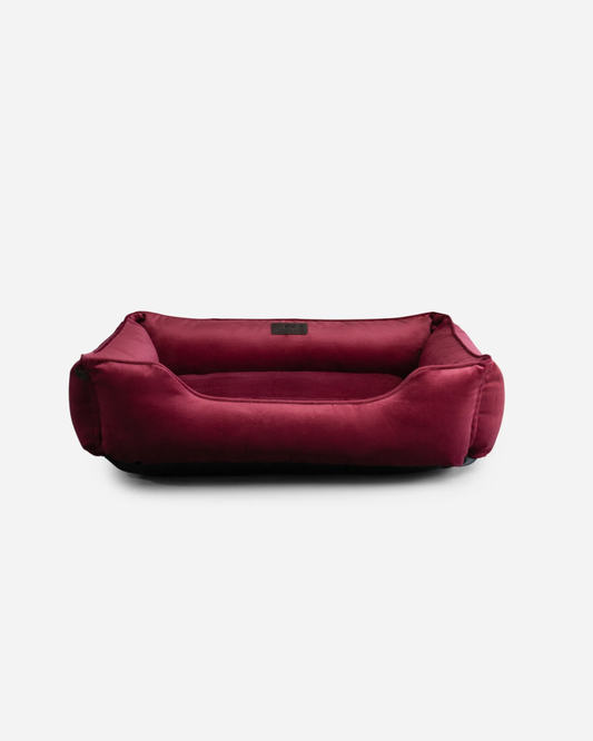Chester & Lee | Lebendiges Samt-Hundebett Wine