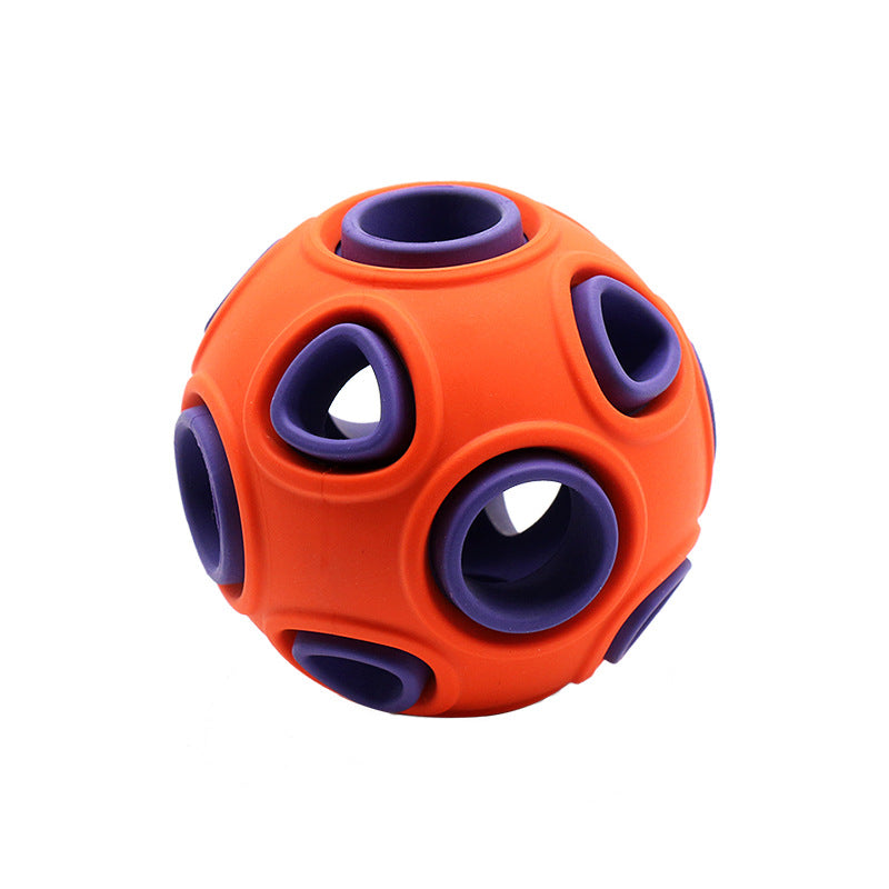 Glow-in-the-Dark Dog Toy Ball – Sound-Activated Chew Toy for Dogs