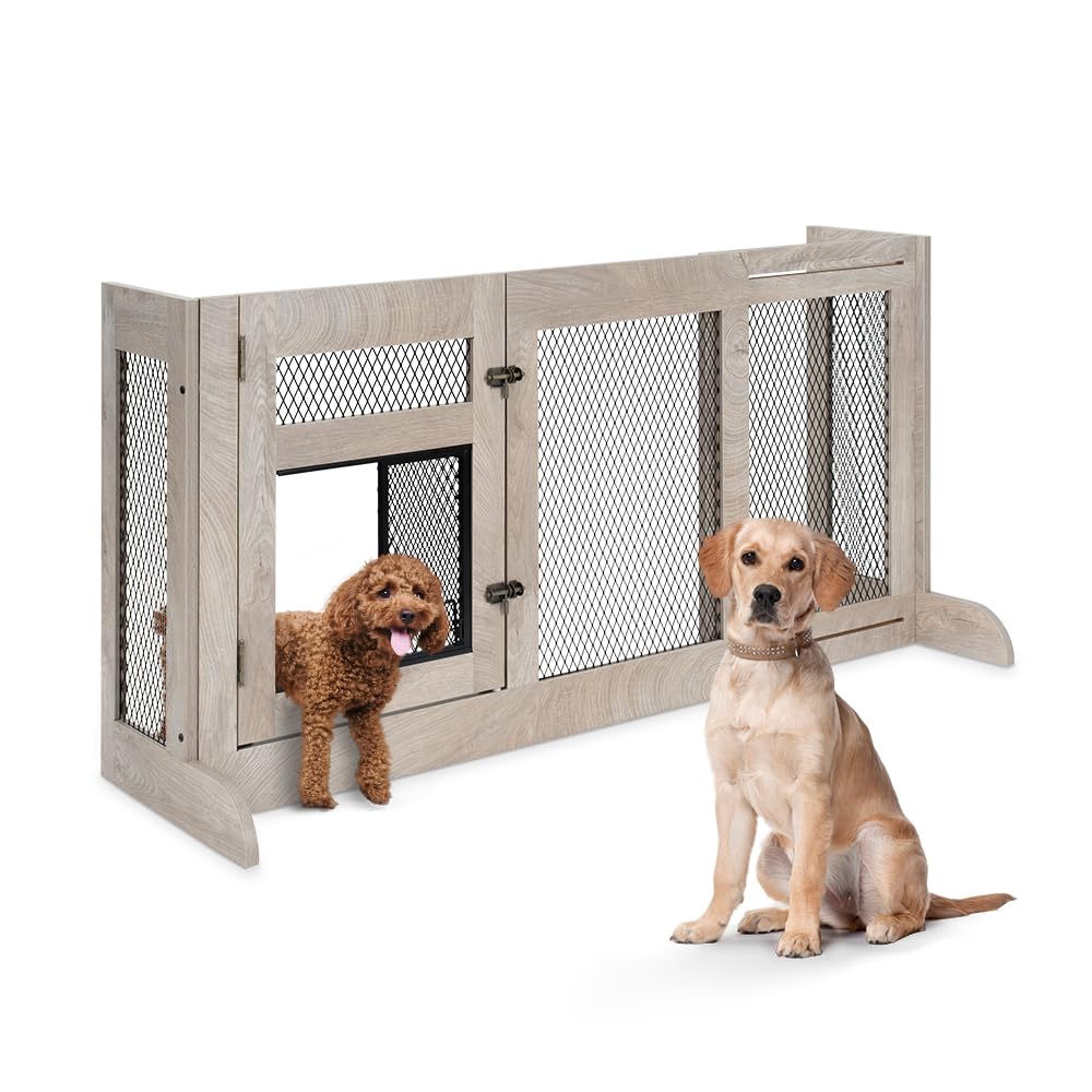 Adjustable Indoor Dog Barrier Gate 41.6-58.7 Inches