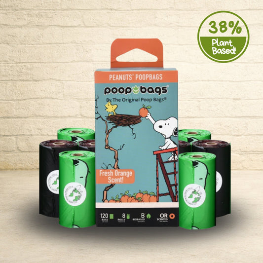 Snoopy® Leinenrolle mit Orangenduft für Kotbeutel