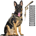 Tactical Canine Vest & Leash Kit - Large Dogs