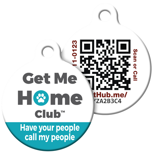 PetHub QR-Haustiermarke – Original Get Me Home Club