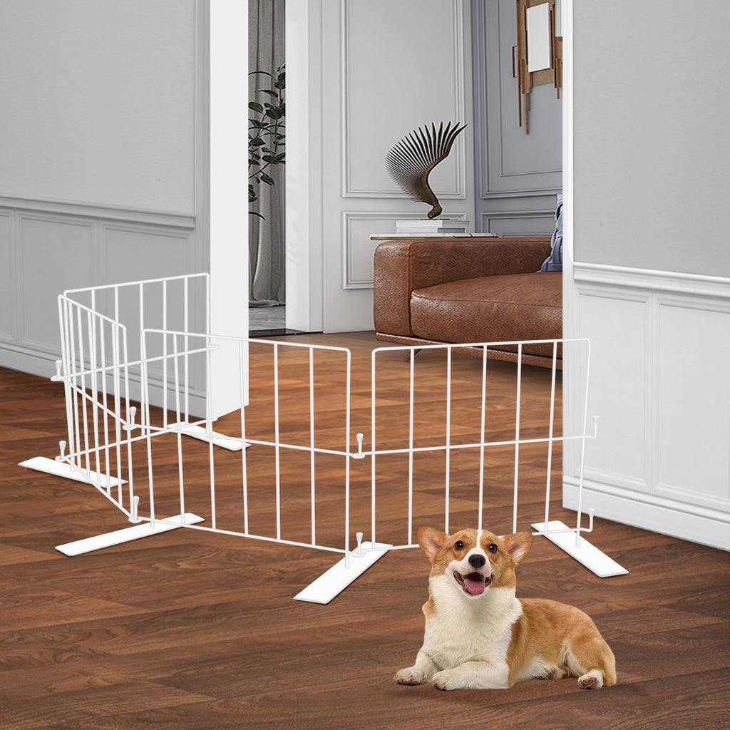 FidoFlexi 17" H Puppy Gate - Expanding Indoor/Outdoor Pet Barrier