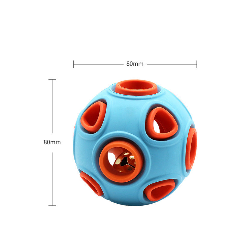 Glow-in-the-Dark Dog Toy Ball – Sound-Activated Chew Toy for Dogs