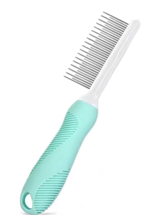 Pet Grooming Needle Comb – Detangling & De-Shedding Tool
