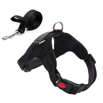 Camouflage Dog Harness and Leash Set