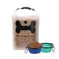 Pet Trek 40-Cup Silicone Dog Food Bag with Collapsible Bowls