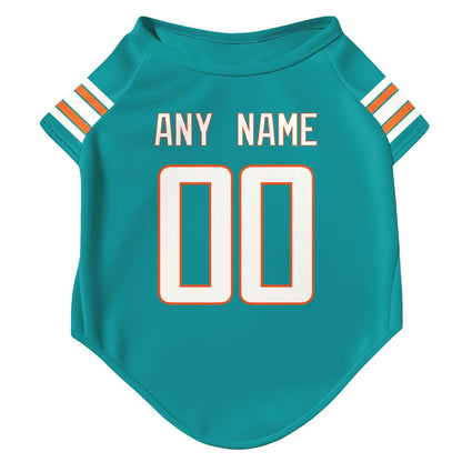 ANTKING Miami Dog T-Shirt Pet Clothes Jersey for Dogs Custom Name and Number Gifts