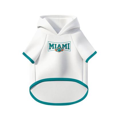 ANTKING Miami Dog Hoodie T-Shirt Jersey Pet Clothes Custom Name and Number Gifts
