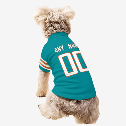 ANTKING Miami Dog T-Shirt Pet Clothes Jersey for Dogs Custom Name and Number Gifts