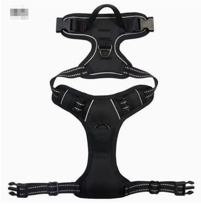 Reflective Dog Harness – Adjustable Nylon Chest & Back Harness for Dogs