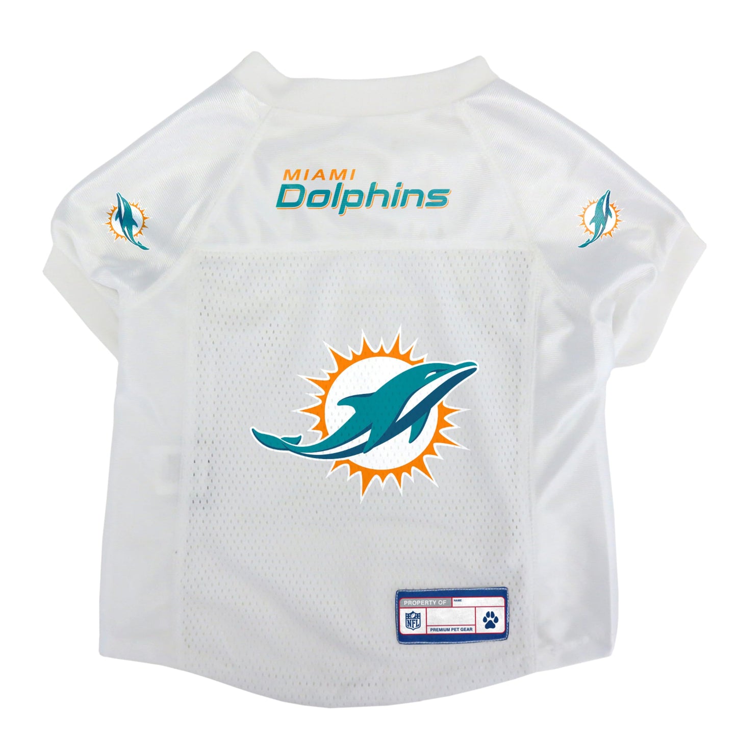 Littlearth NFL Miami Dolphins Pet Jersey – Official Team Colors (Medium)