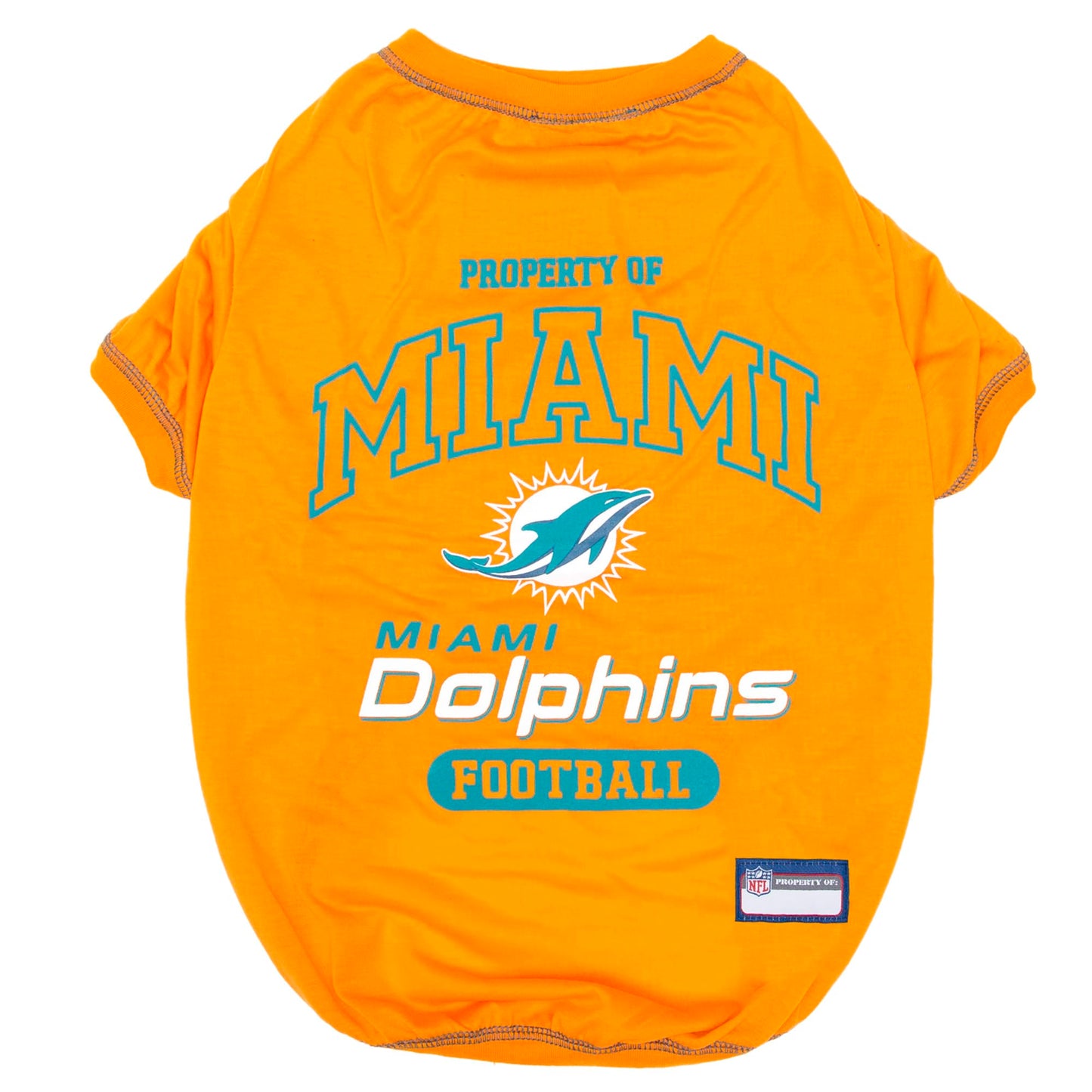 Pets First NFL Miami Dolphins Dog & Cat T-Shirt – Official Licensed Pet Apparel (X-Large)