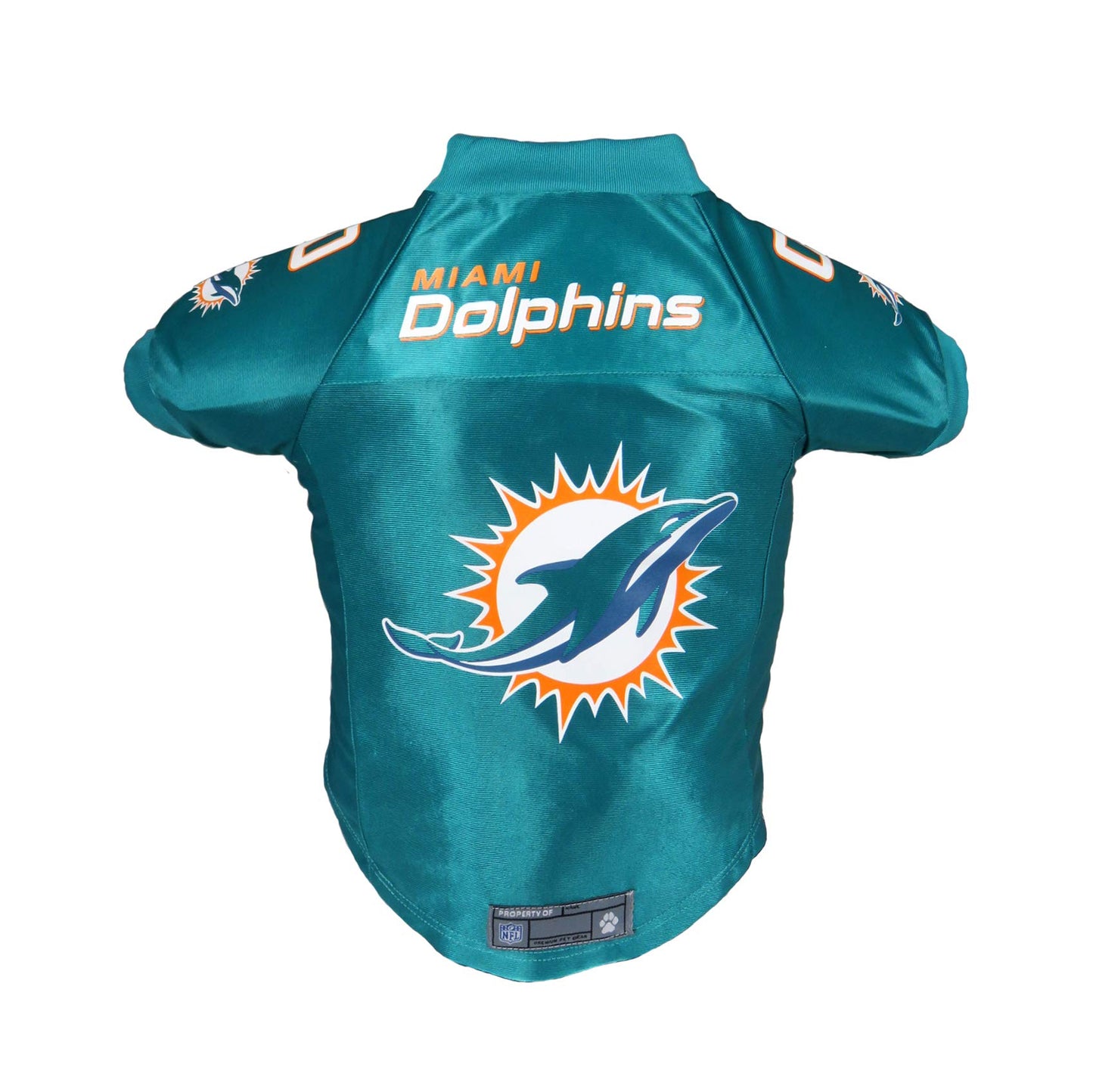 Littlearth NFL Miami Dolphins Premium Pet Jersey – Official Team Colors (Small)