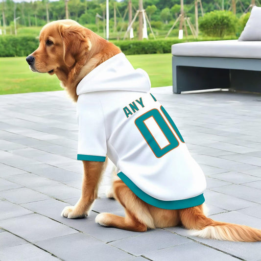 ANTKING Miami Dog Hoodie T-Shirt Jersey Pet Clothes Custom Name and Number Gifts