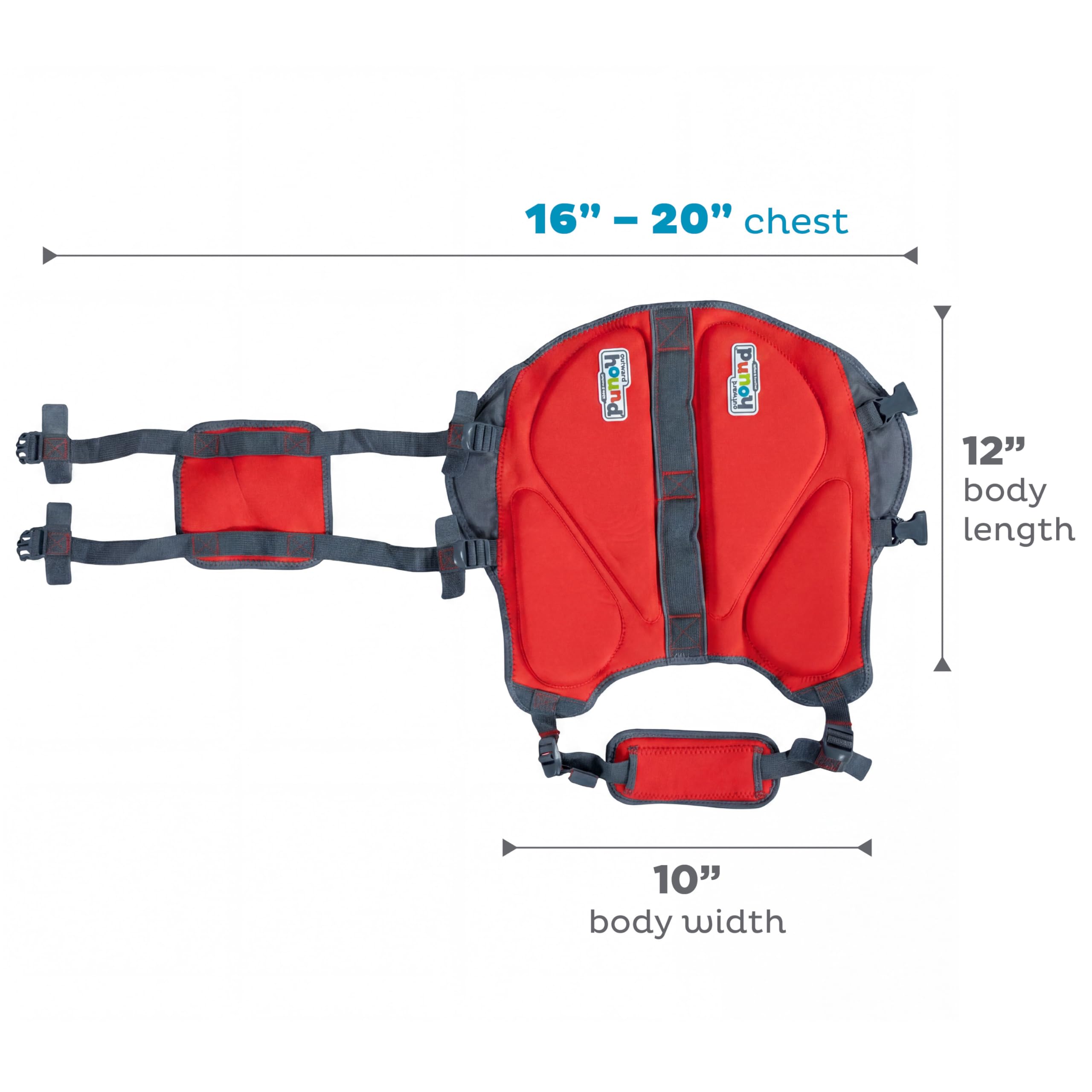 Outward Hound Dawson Swim Red Dog Life Jacket, Small