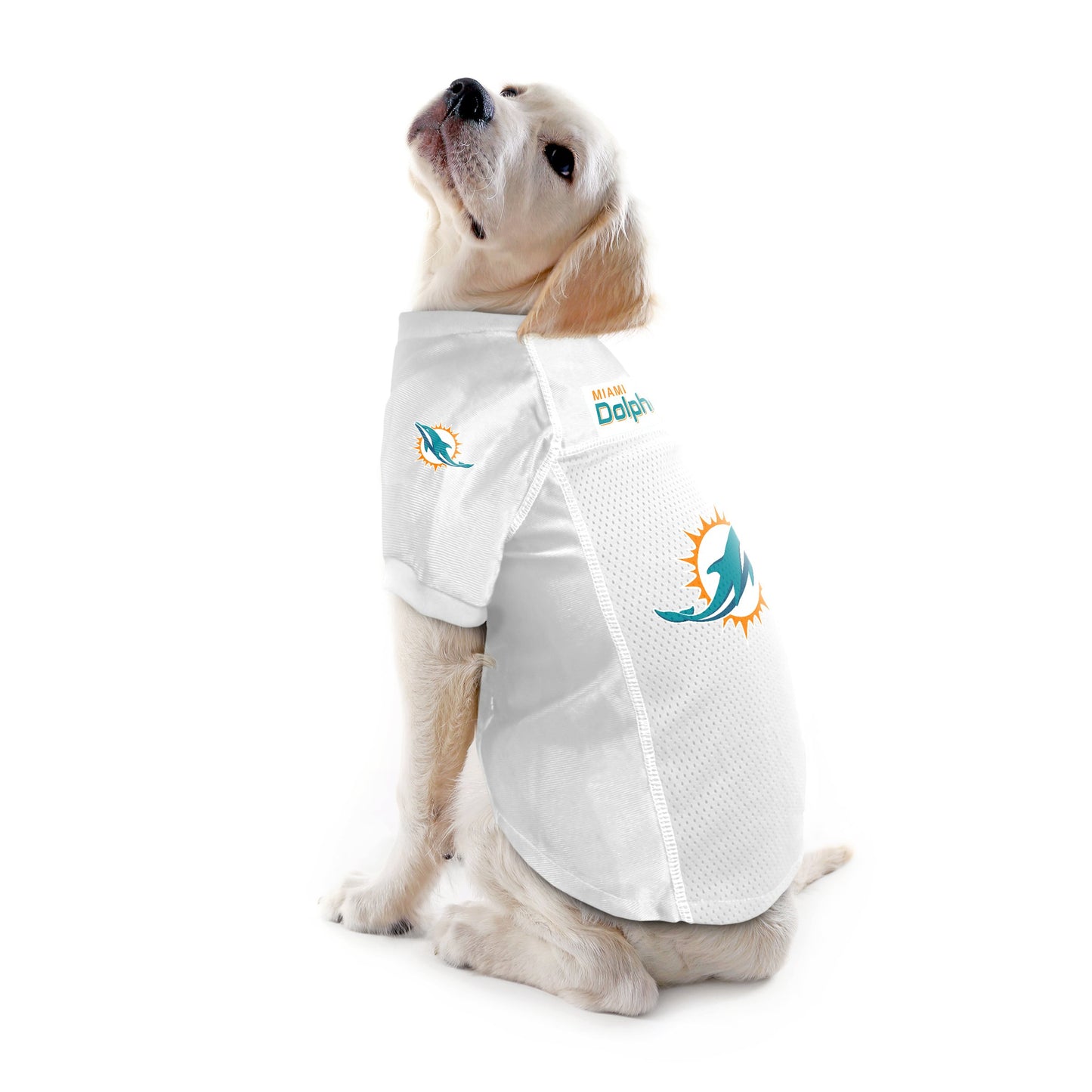 Littlearth NFL Miami Dolphins Pet Jersey – Official Team Colors (Medium)