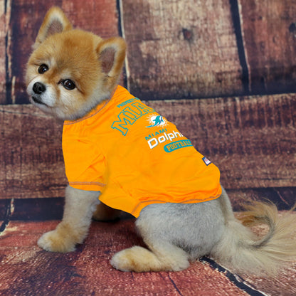 Pets First NFL Miami Dolphins Dog & Cat T-Shirt – Official Licensed Pet Apparel (X-Large)