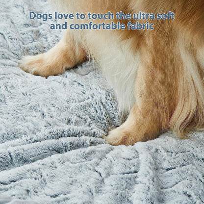 WNPETHOME XL Orthopedic Dog Bed – Washable, Waterproof & Bolster Sofa Style (Large)