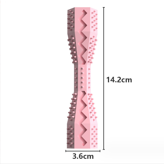 Dog Chew Toy & Toothbrush Stick – TPR Dental Cleaning Toy for Dogs