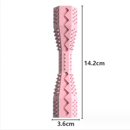 Dog Chew Toy & Toothbrush Stick – TPR Dental Cleaning Toy for Dogs