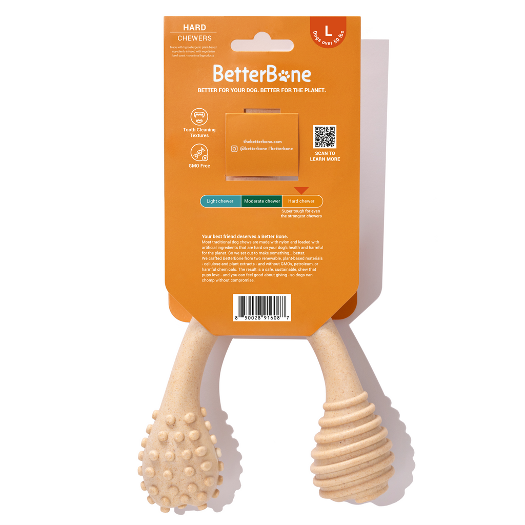 BetterBone Large Natural Eco-Friendly Dog Chew Toy