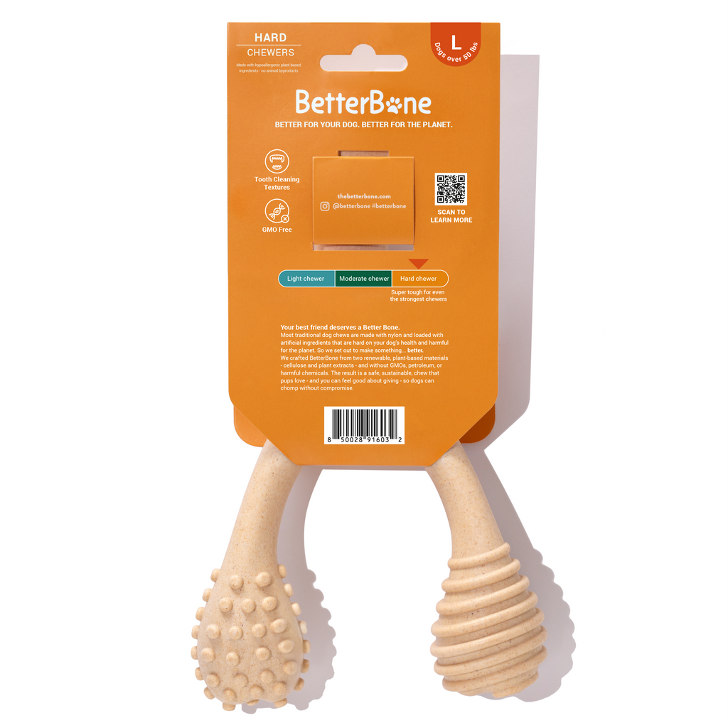 BetterBone Large Natural Eco-Friendly Dog Chew Toy