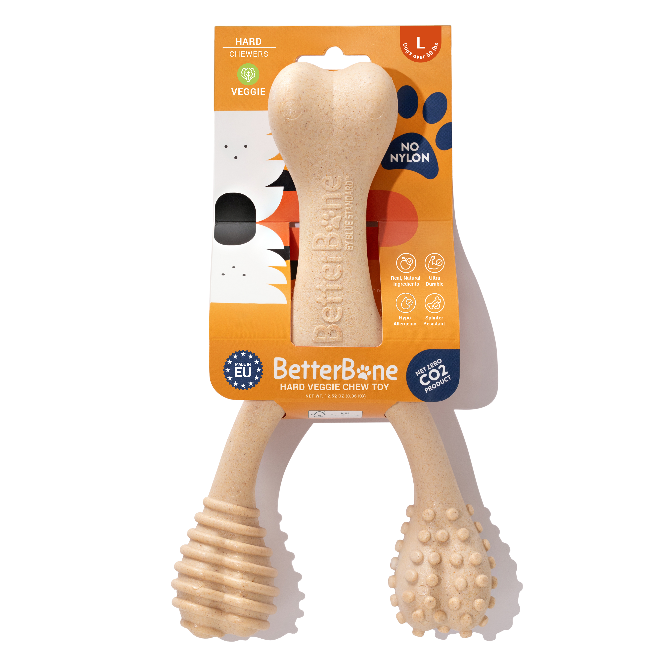 BetterBone Large Natural Eco-Friendly Dog Chew Toy