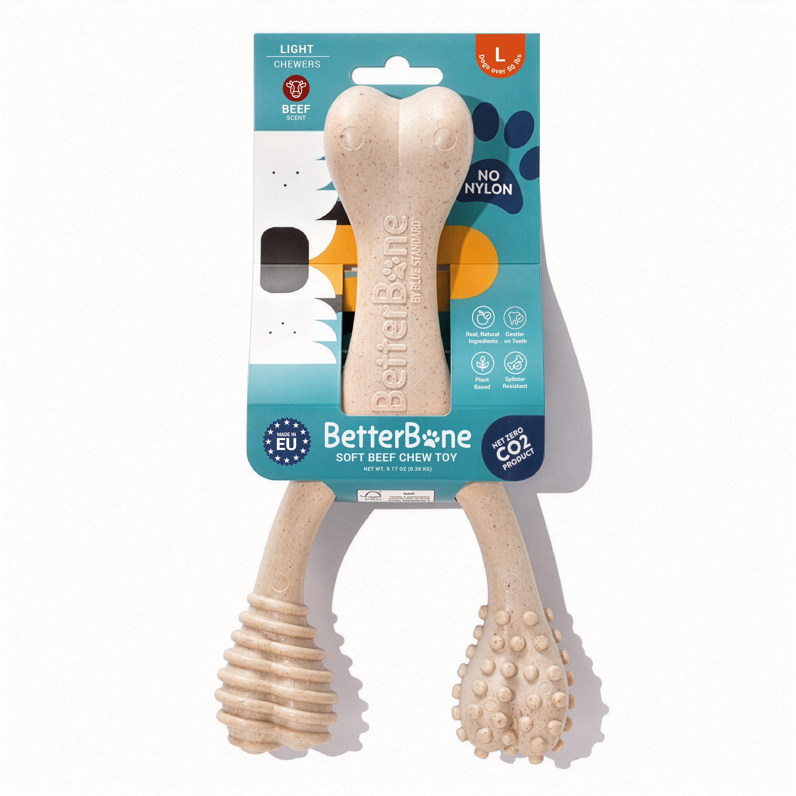 BetterBone Large Natural Eco-Friendly Dog Chew Toy