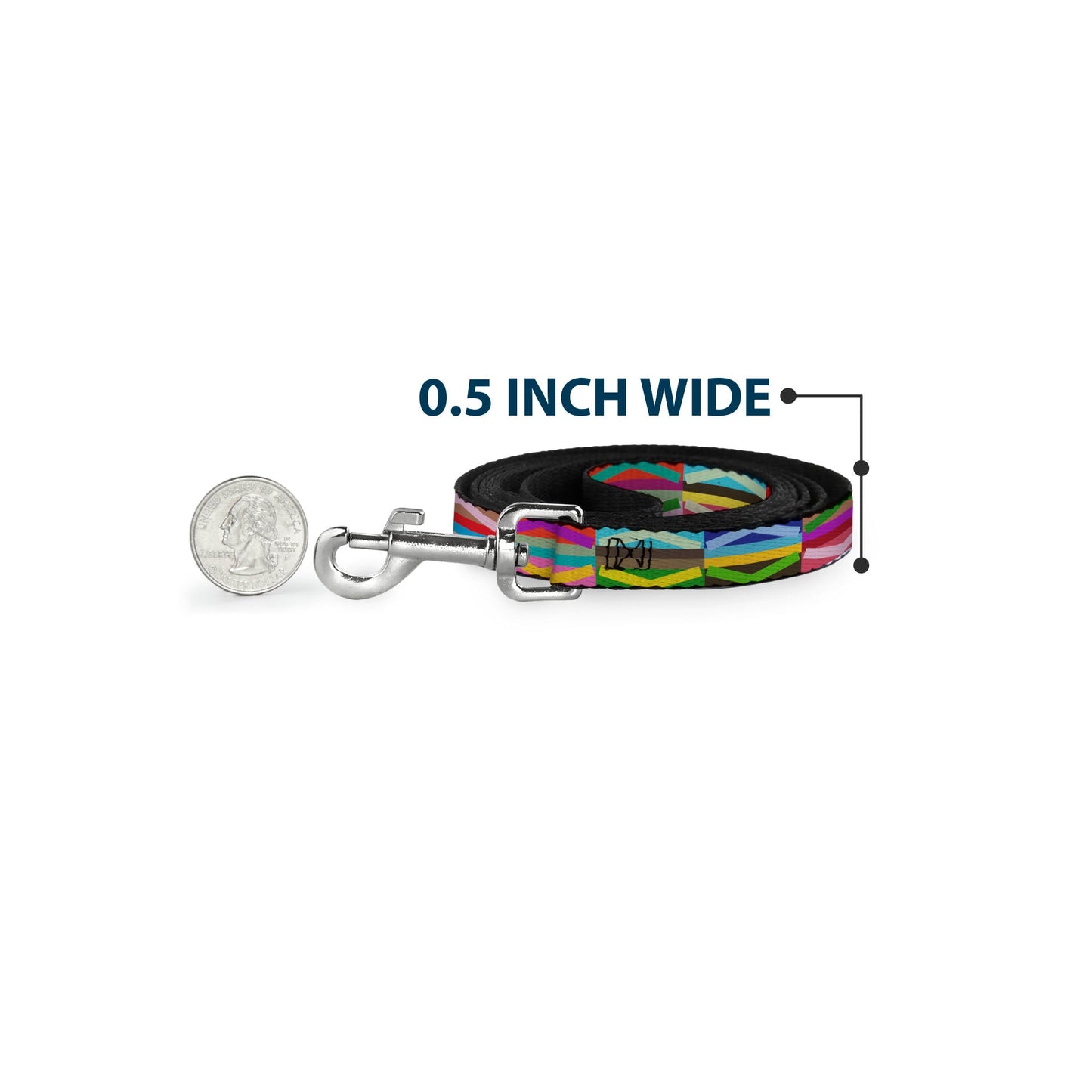Dog Leash - Geometric10 Multi Color