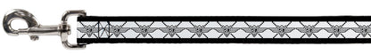 Dog Leash - BD Monogram2 White/Black
