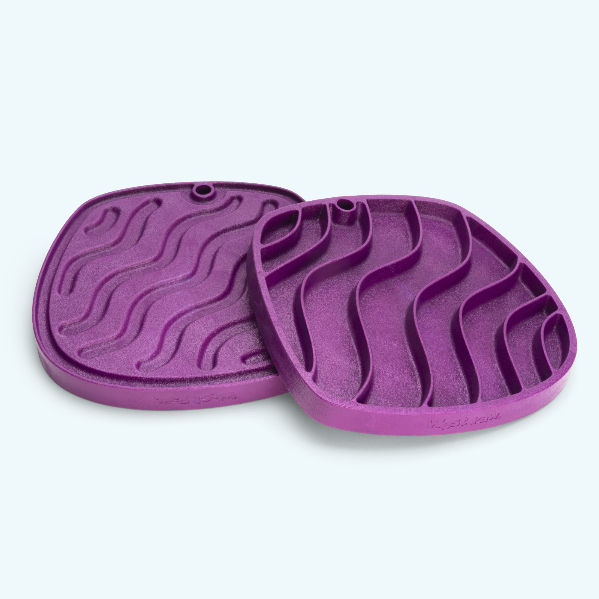 West Paw Waves Feast Mat Dog Lick Mat & Slow Feeder