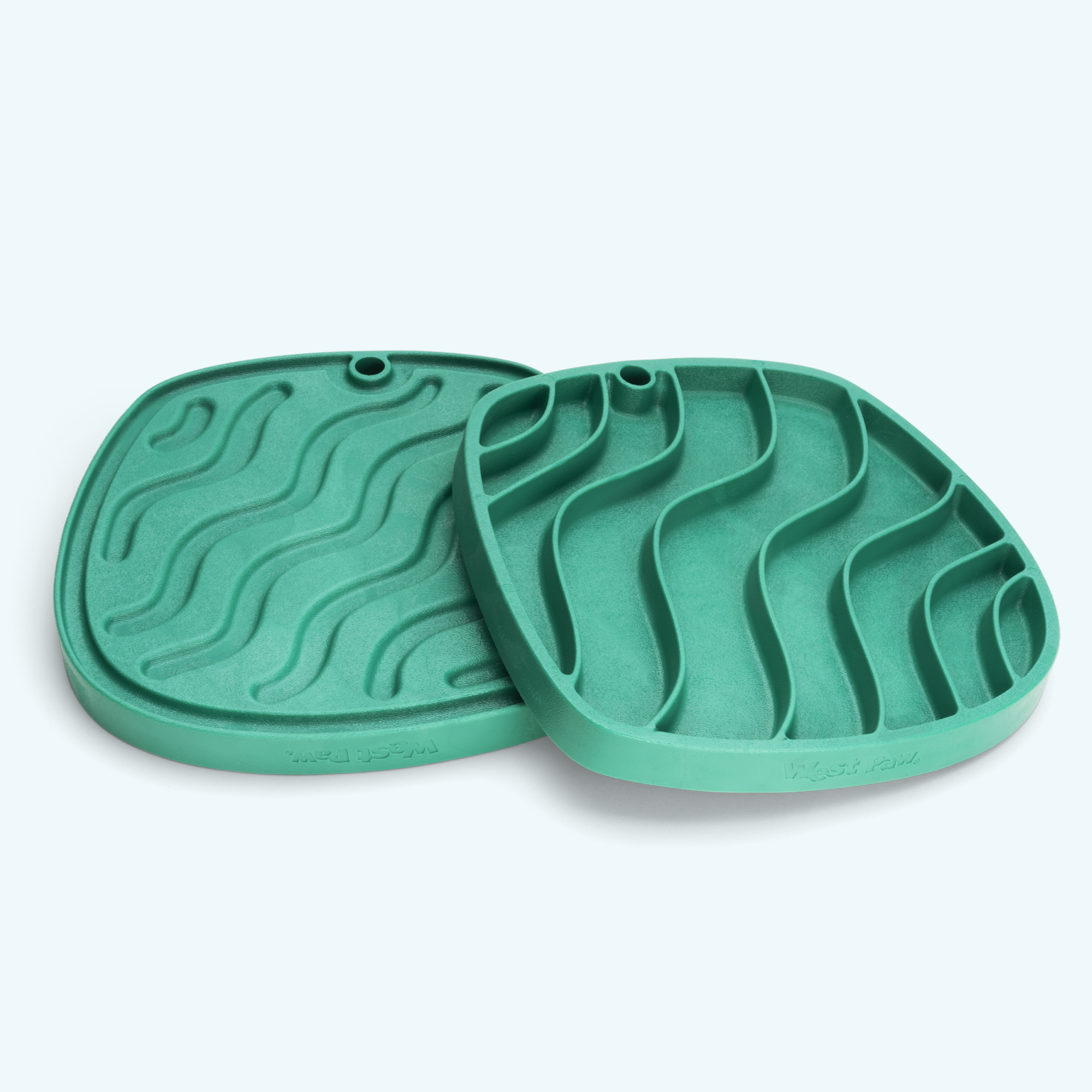West Paw Waves Feast Mat Dog Lick Mat & Slow Feeder
