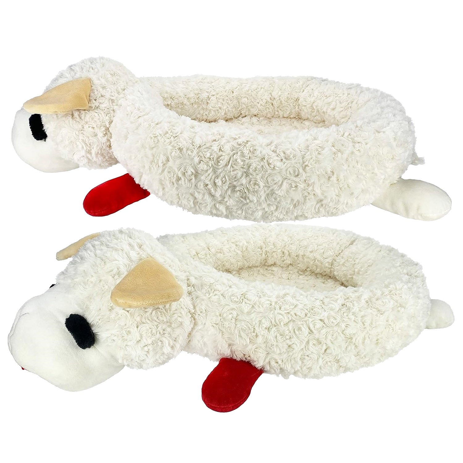 Lammfell-Hundebett, 69 cm kuscheliges Hundebett