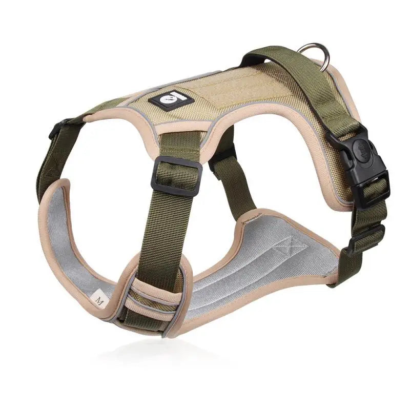 Reflective Tactical Dog Harness | Oxford Cloth | Medium & Large Dogs | Sizes S–XL