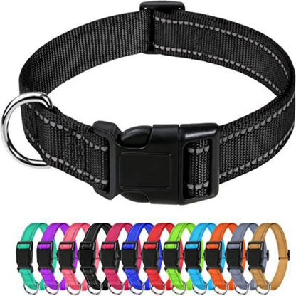 Reflective Safety Dog Collar | Anti-Strangulation | Small & Medium Dogs