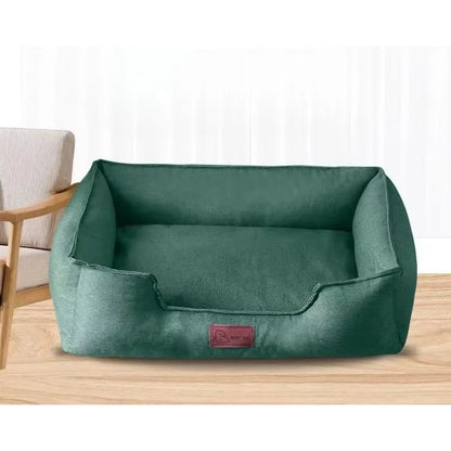 Thick Cotton & Linen Dog & Cat Mattress | Washable | Bite & Scratch Resistant | S–L