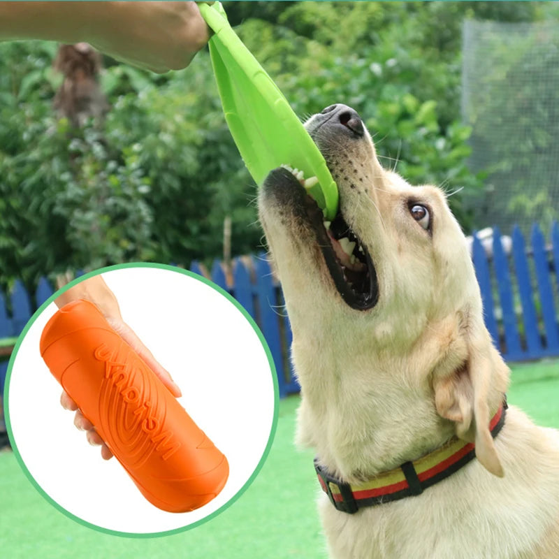 Silicone Flying Disc Dog Toy | Chew-Resistant TPR | 3 Sizes | 6 Colors