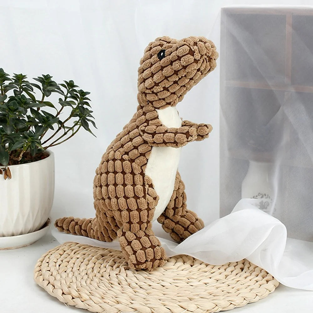 Plush Animal Dog Chew Toy | Squeaky Stuffed Characters | Dogs & Cats | 18 Styles